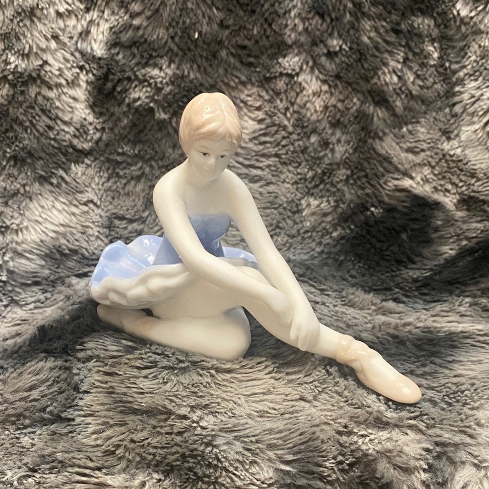 Elegant Porcelain Ballerina Figurine